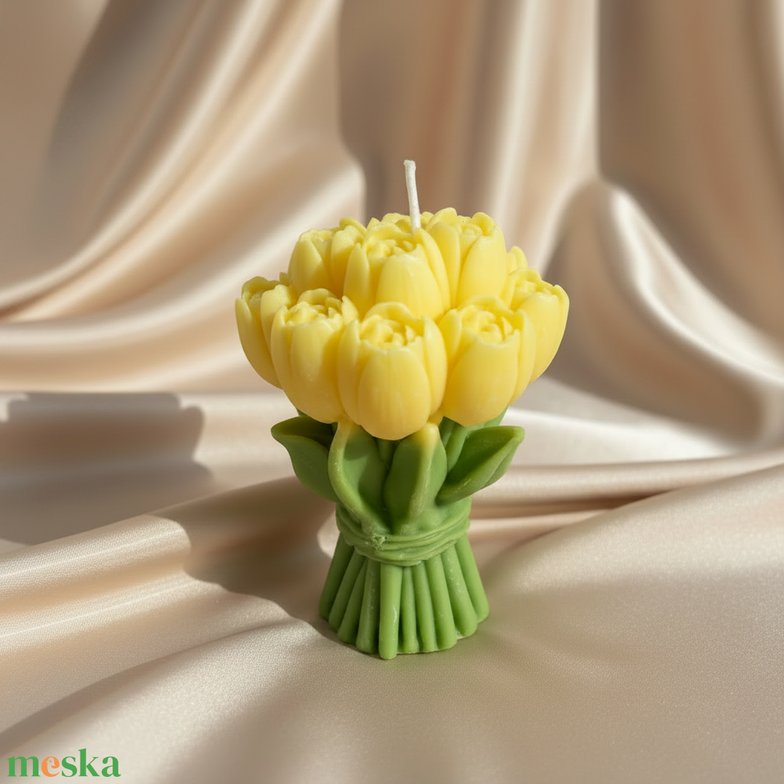 Tulipán gyertya - otthon & életmód - gyertya, illat, aroma - aromalámpa - Meska.hu