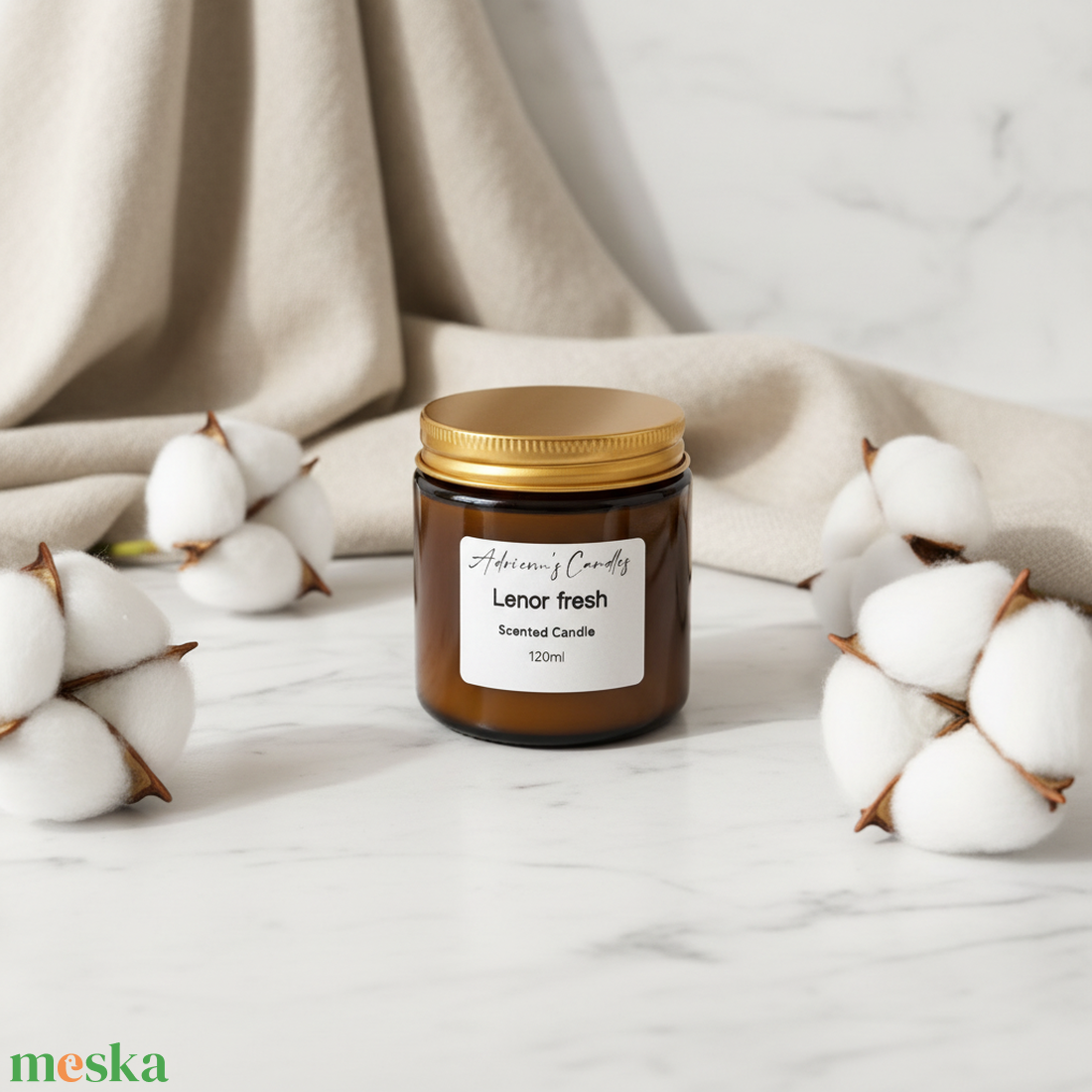 Illatos gyertya 120 ml - otthon & életmód - gyertya, illat, aroma - gyertya - Meska.hu