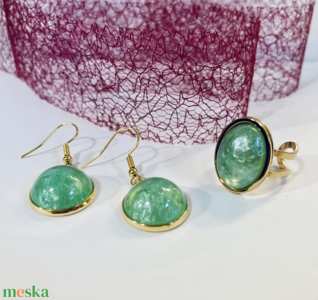 Menta szett - ékszer - ékszerszett - Meska.hu