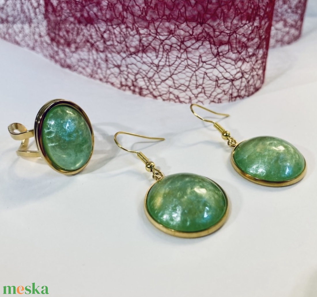 Menta szett - ékszer - ékszerszett - Meska.hu