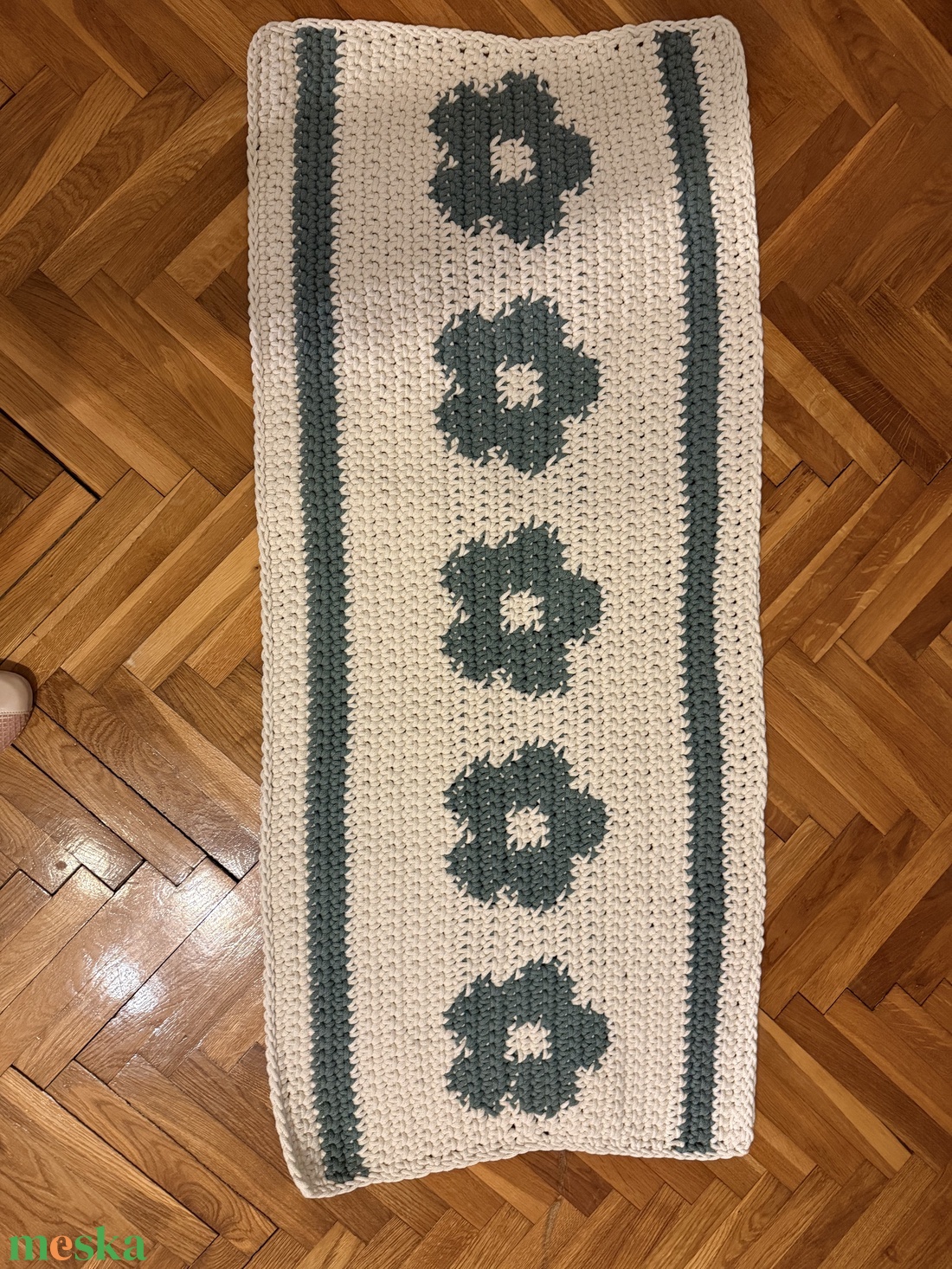 Horgolt szőnyeg - otthon & életmód - lakástextil - szőnyeg - horgolt szőnyeg - Meska.hu