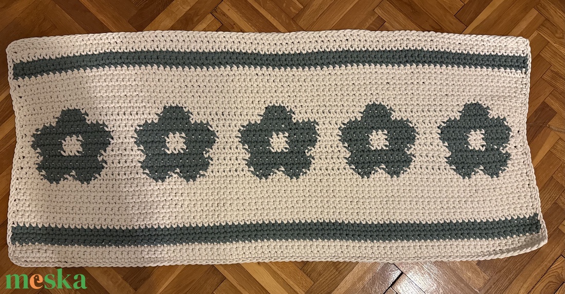 horgolt szőnyeg - otthon & életmód - lakástextil - szőnyeg - horgolt szőnyeg - Meska.hu