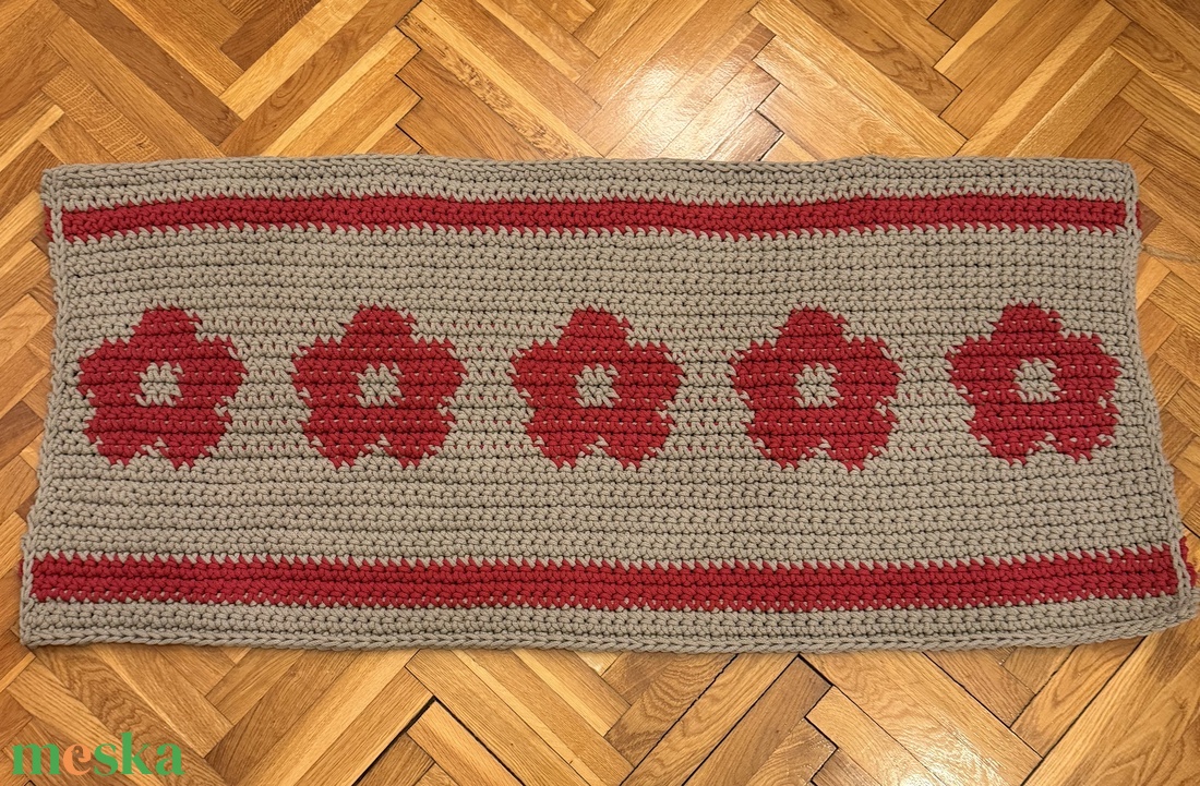 Horgolt szőnyeg - otthon & életmód - lakástextil - szőnyeg - horgolt szőnyeg - Meska.hu