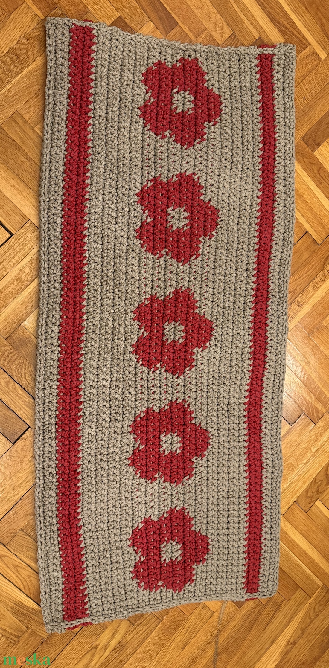 Horgolt szőnyeg - otthon & életmód - lakástextil - szőnyeg - horgolt szőnyeg - Meska.hu