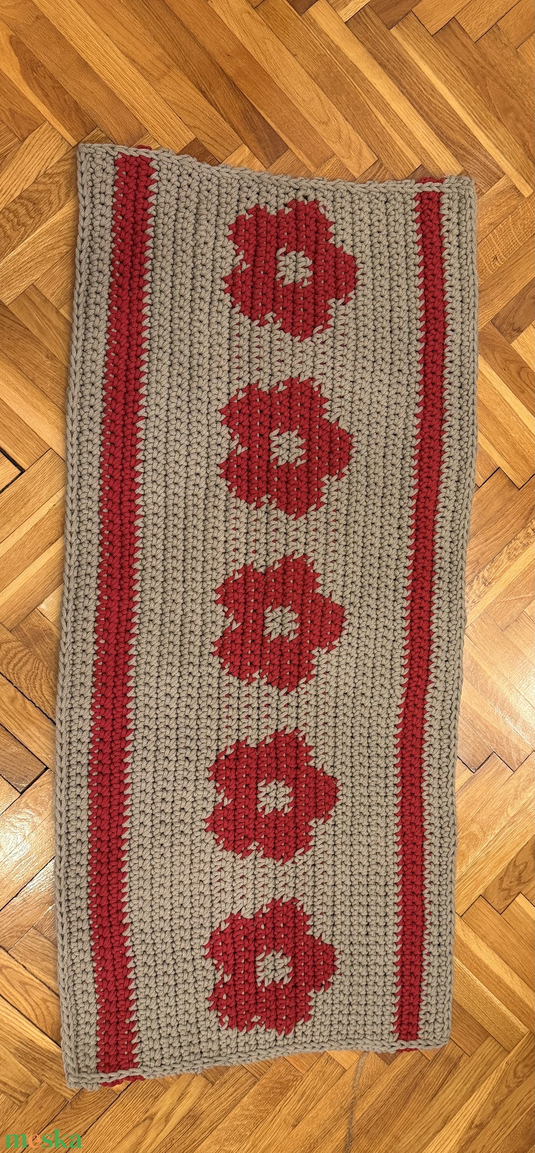 Horgolt szőnyeg - otthon & életmód - lakástextil - szőnyeg - horgolt szőnyeg - Meska.hu