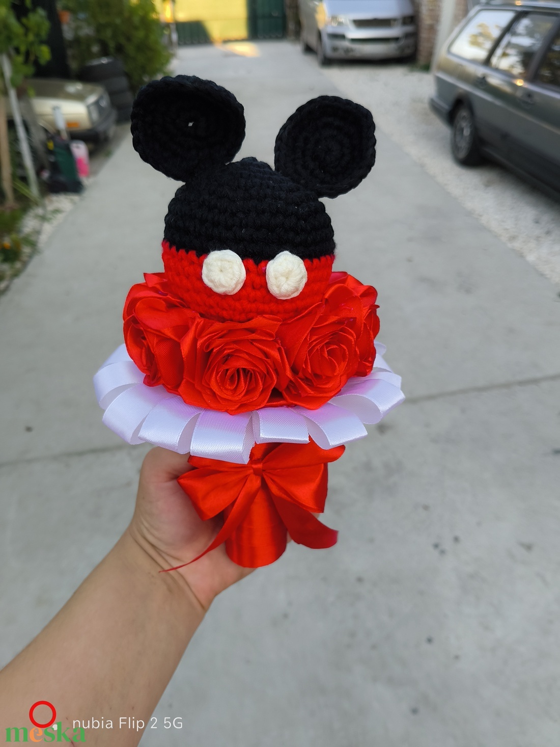 Mickey csokor - otthon & életmód - virágdekoráció - virágok - virágcsokor - Meska.hu