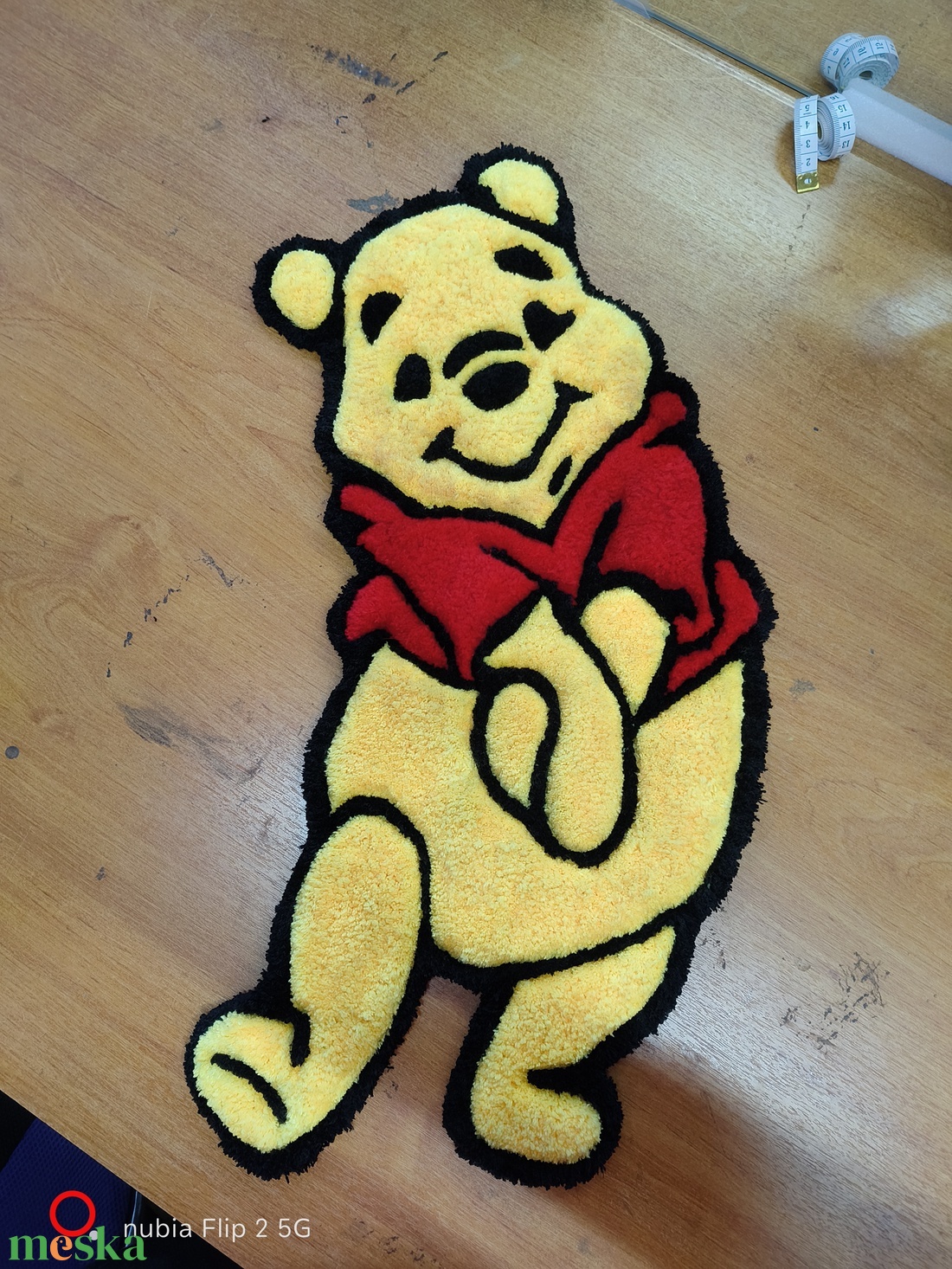 Micimackó fali szőnyeg - otthon & életmód - lakástextil - szőnyeg - horgolt szőnyeg - Meska.hu