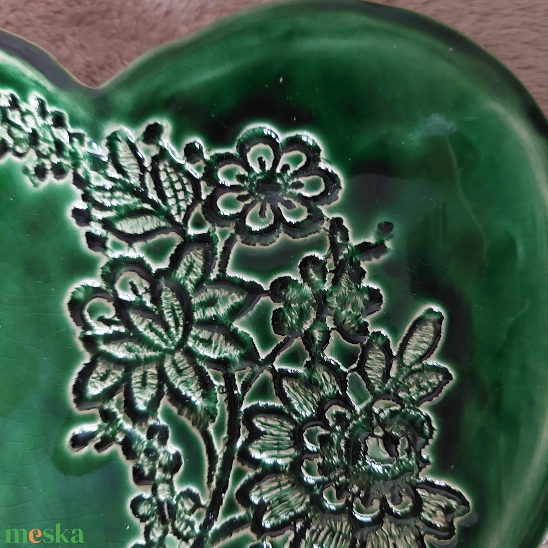 Szív alakú kínáló - otthon & életmód - konyhafelszerelés, tálalás - tálalás - kínálótál - Meska.hu