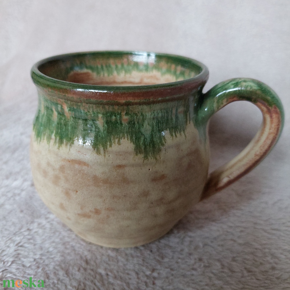 Bögre türkiz/bőrbarna - otthon & életmód - konyhafelszerelés, tálalás - italos kellékek - boros díszdoboz - Meska.hu