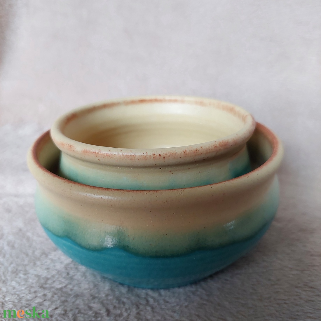  2 db-os tálka szett Müzlis/kompótos/mogyorós kínáló - otthon & életmód - konyhafelszerelés, tálalás - tálalás - kínálótál - Meska.hu