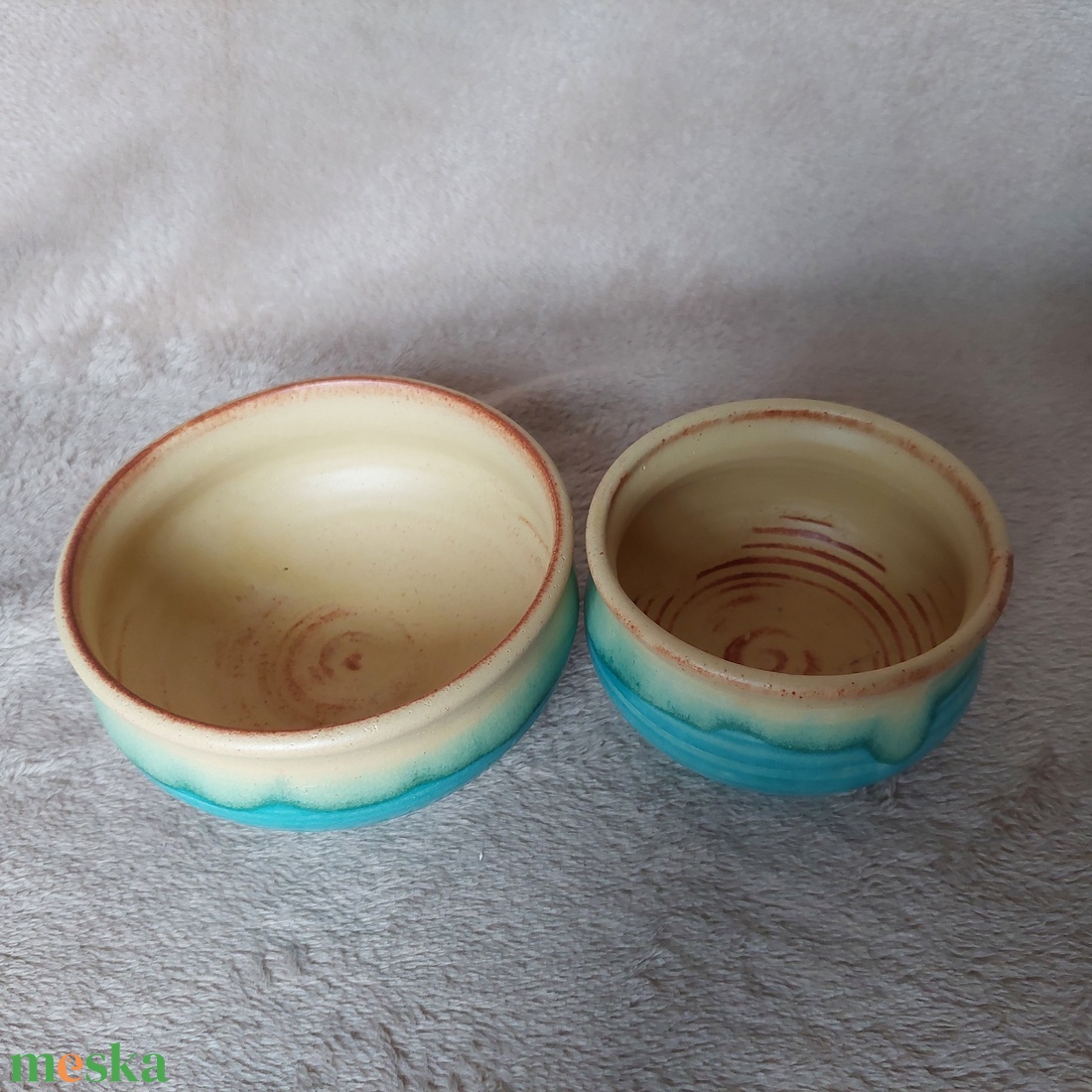  2 db-os tálka szett Müzlis/kompótos/mogyorós kínáló - otthon & életmód - konyhafelszerelés, tálalás - tálalás - kínálótál - Meska.hu