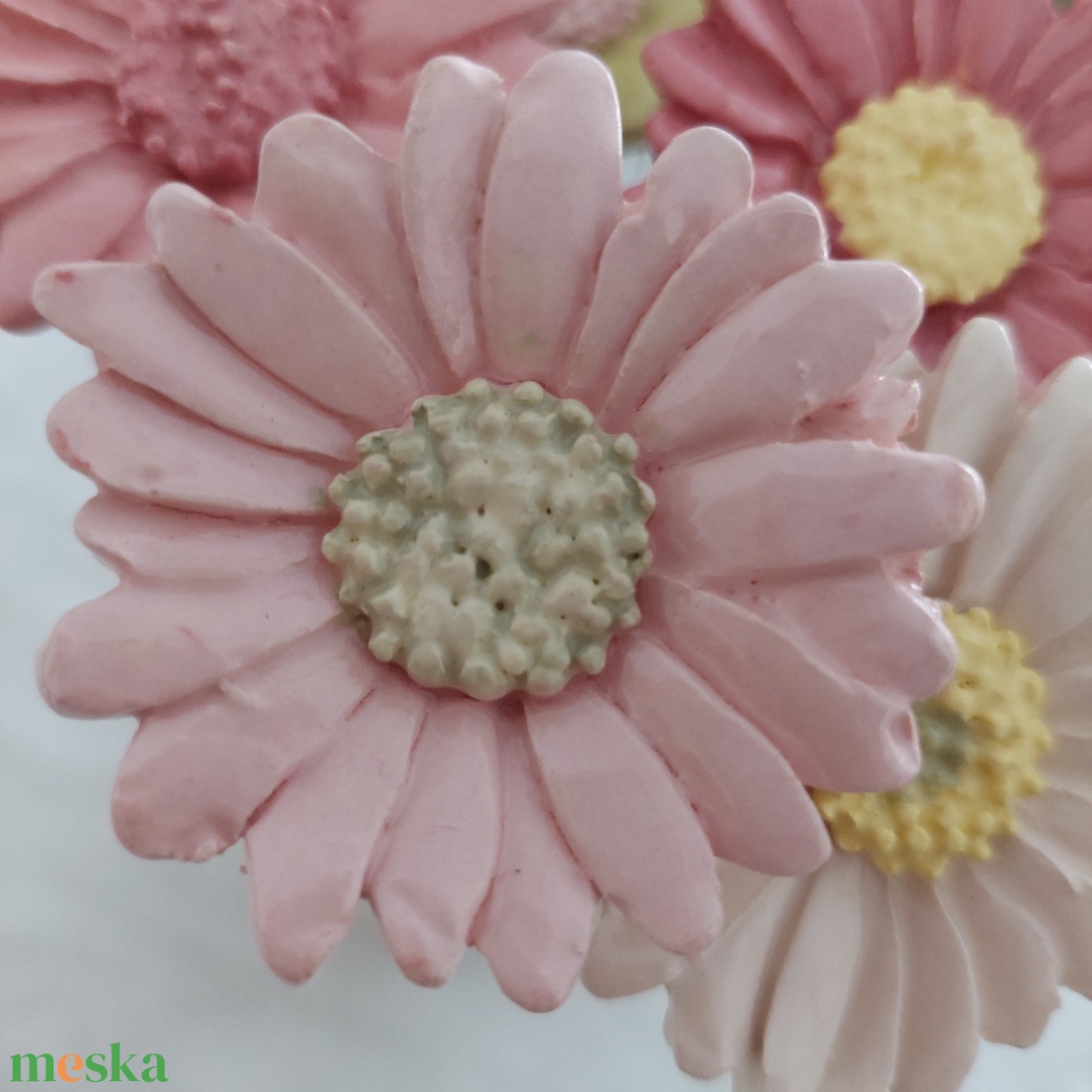 Kerámia margaréta - otthon & életmód - dekoráció - asztal és polc dekoráció - asztaldísz - Meska.hu