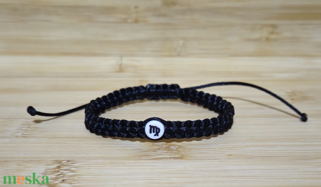 Szűz  Horoszkópos Makramé Karkötő - ékszer - karkötő - fonott karkötő - Meska.hu