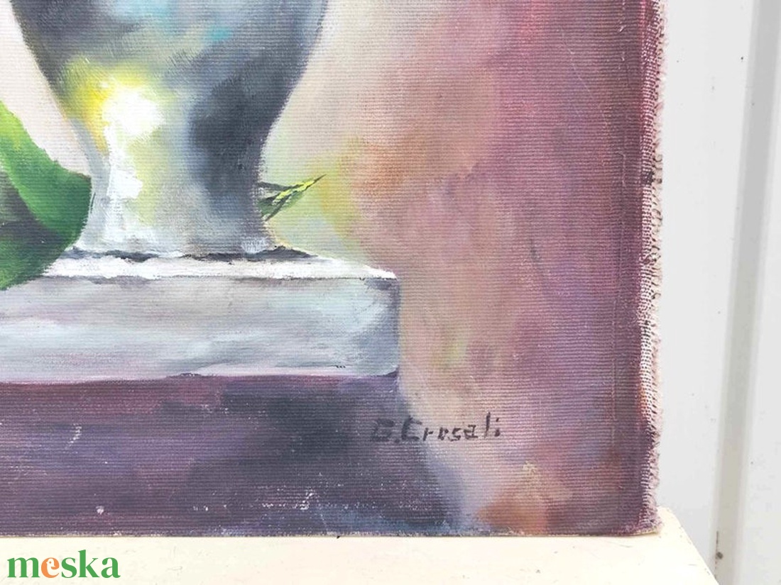 Csendélet, festmény  - művészet - festmény - olajfestmény - Meska.hu