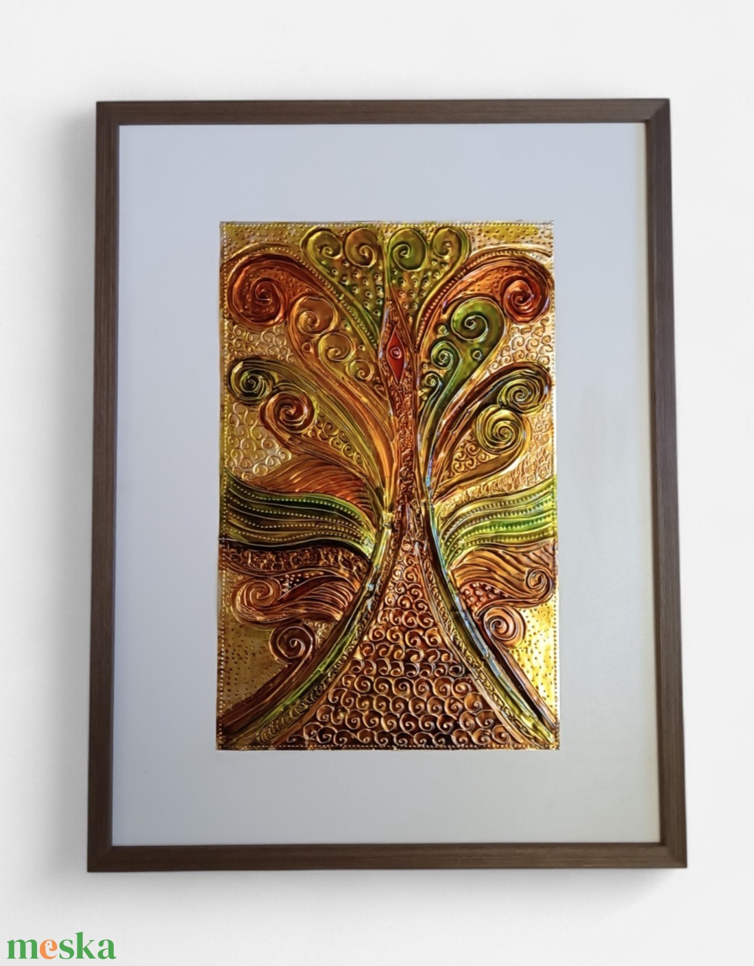 Életfa (Lemezdomborítás) - művészet - festmény - festmény vegyes technika - Meska.hu