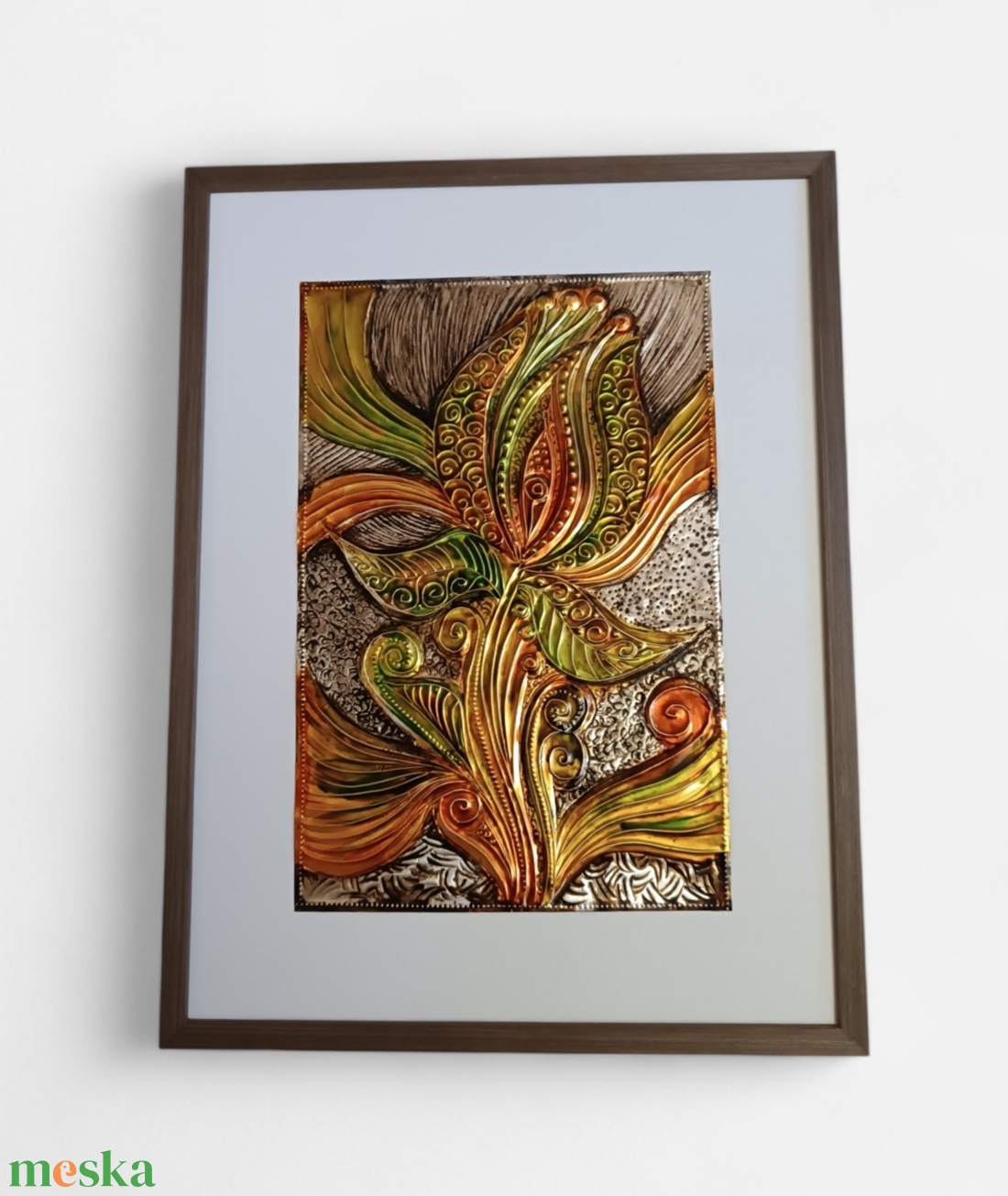 A mag ébredése (lemezdomborítás) - művészet - festmény - festmény vegyes technika - Meska.hu