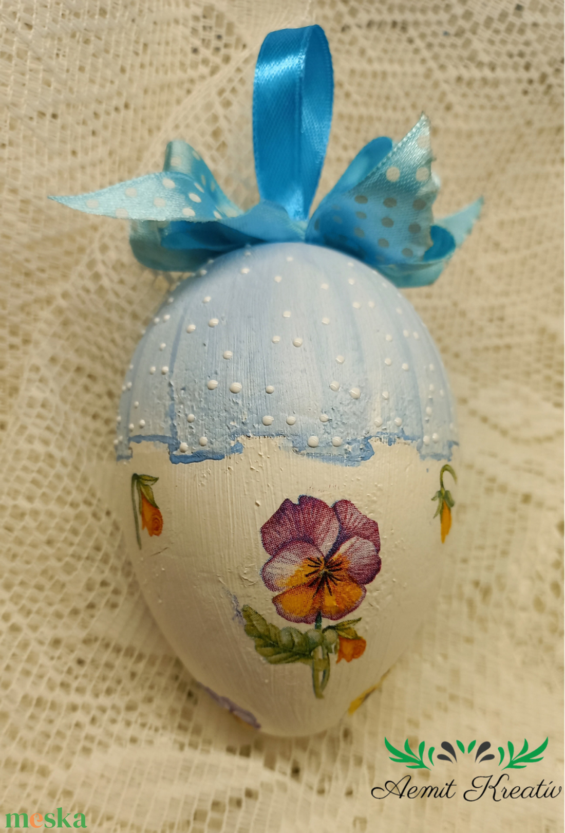 Tojás függődísz csomagban - otthon & életmód - dekoráció - fali és függő dekoráció - függődísz - Meska.hu