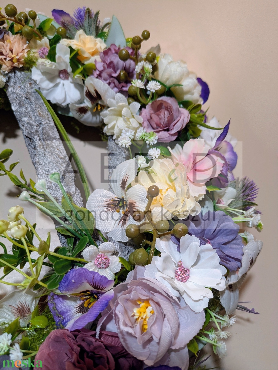 A tavaszi rét harmóniája � Kézzel, szívvel, csak Neked - otthon & életmód - dekoráció - ajtó- és ablak dekoráció - ajtódísz & kopogtató - Meska.hu