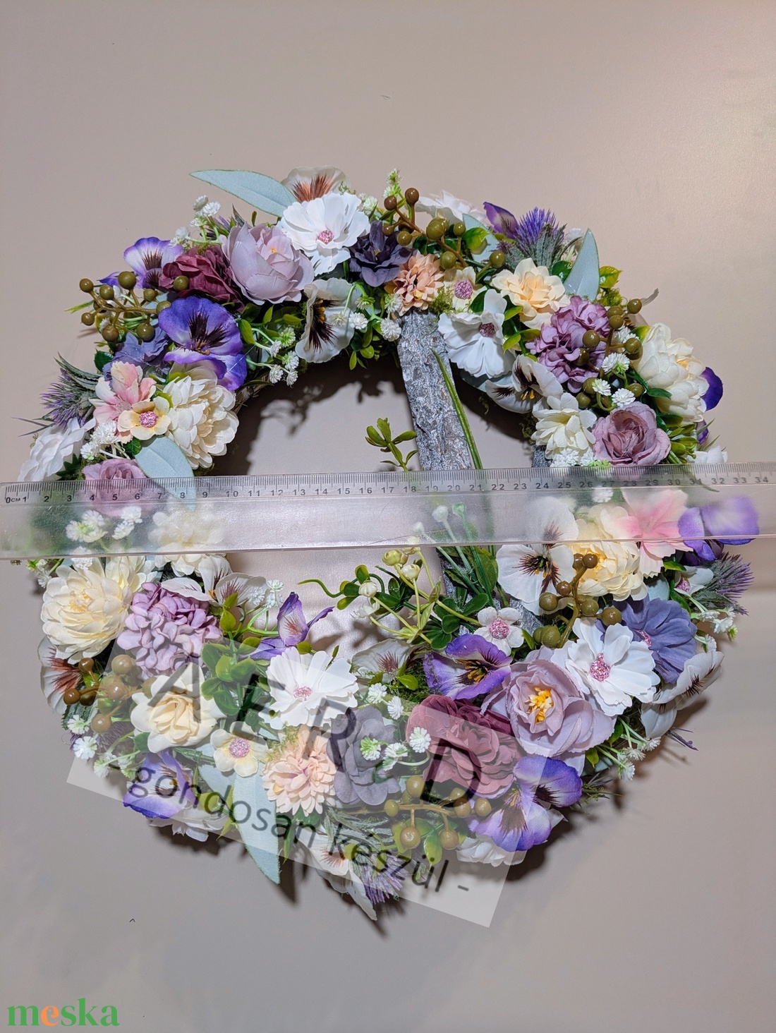 A tavaszi rét harmóniája � Kézzel, szívvel, csak Neked - otthon & életmód - dekoráció - ajtó- és ablak dekoráció - ajtódísz & kopogtató - Meska.hu