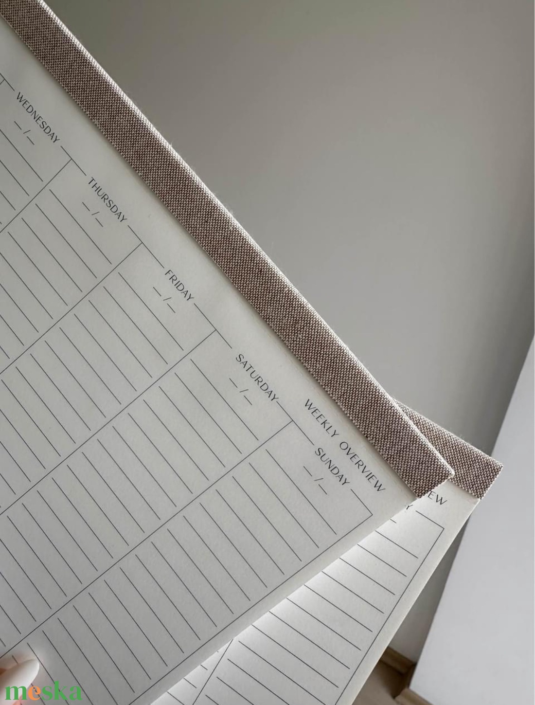 Heti tervező/letépő planner - otthon & életmód - papír, írószer - naptár & tervező - Meska.hu