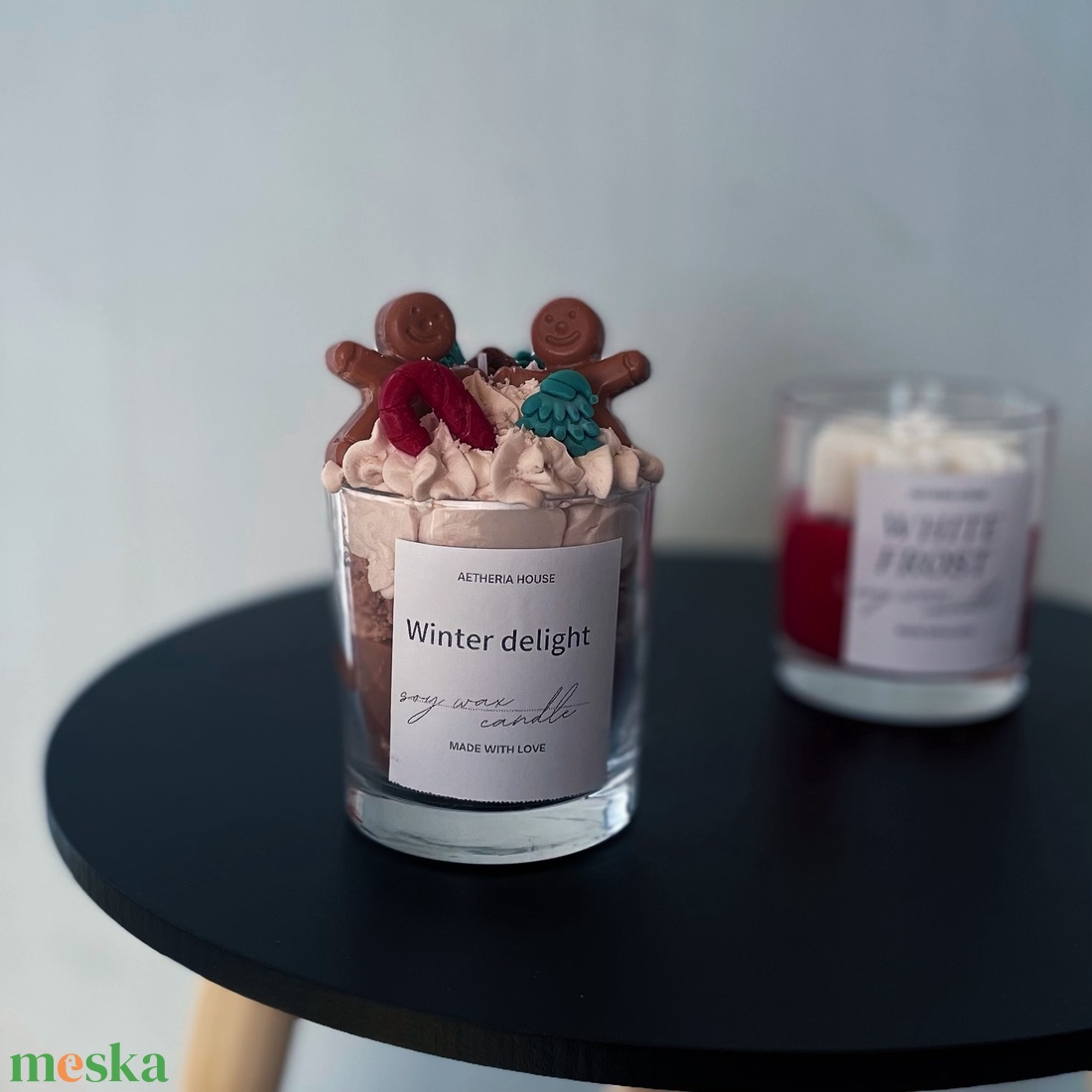 Kézműves szója gyertya csomag  Winter Delight -  White Frost Karácsonyi ajándék, gyertya csomagban  - otthon & életmód - gyertya, illat, aroma - gyertya - Meska.hu