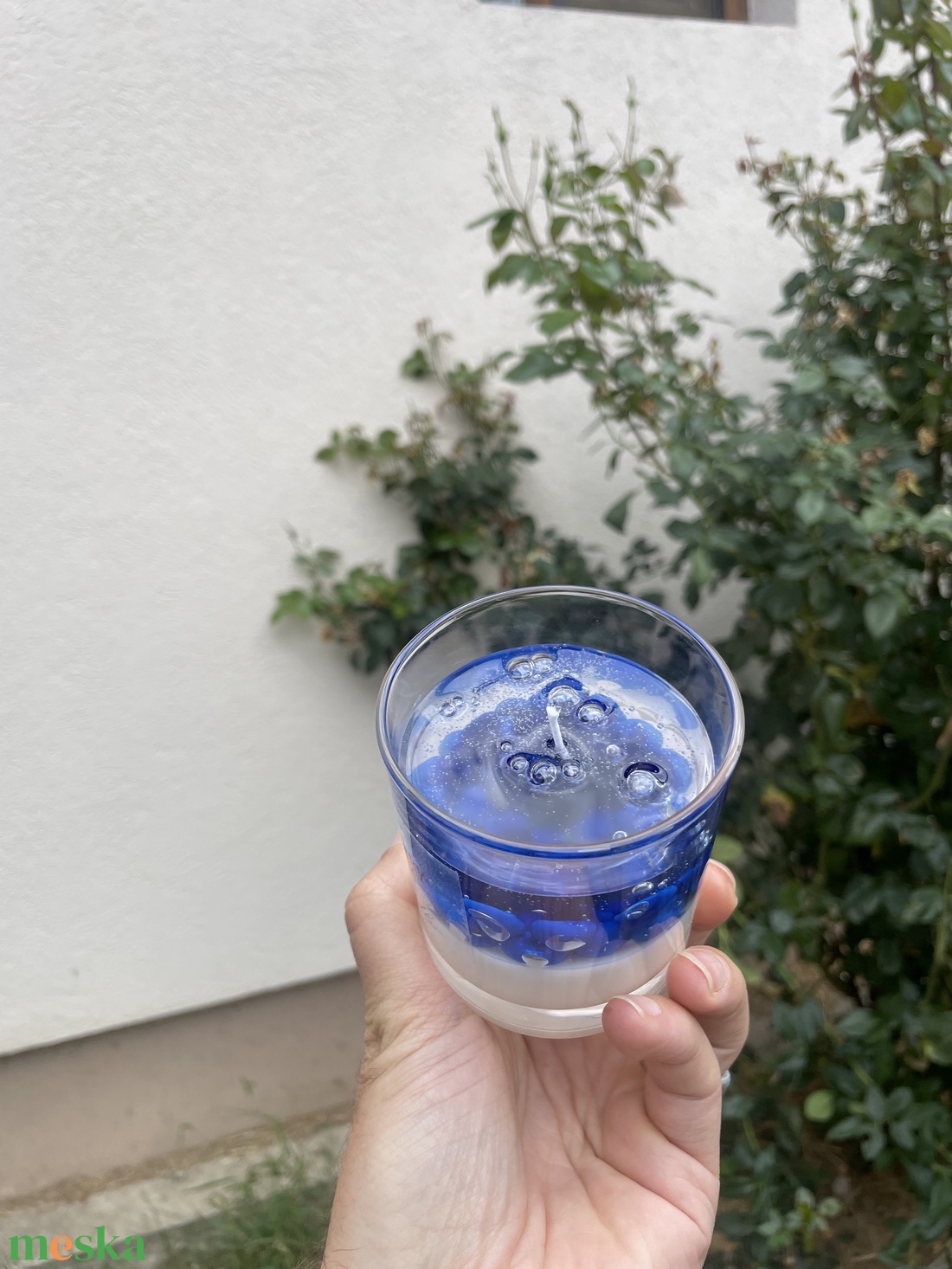 250 ml áfonya illatú szójagyertya � kézműves desszert gyertya gyümölcsökkel � egyedi ajándék - otthon & életmód - gyertya, illat, aroma - gyertya - Meska.hu