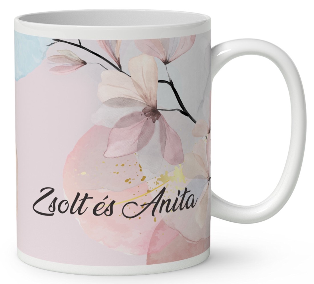 Kérd a neveddel - Légy a feleségem Nyuszikám mintás bögre - otthon & életmód - konyhafelszerelés, tálalás - tálalás - bögre & csésze - Meska.hu