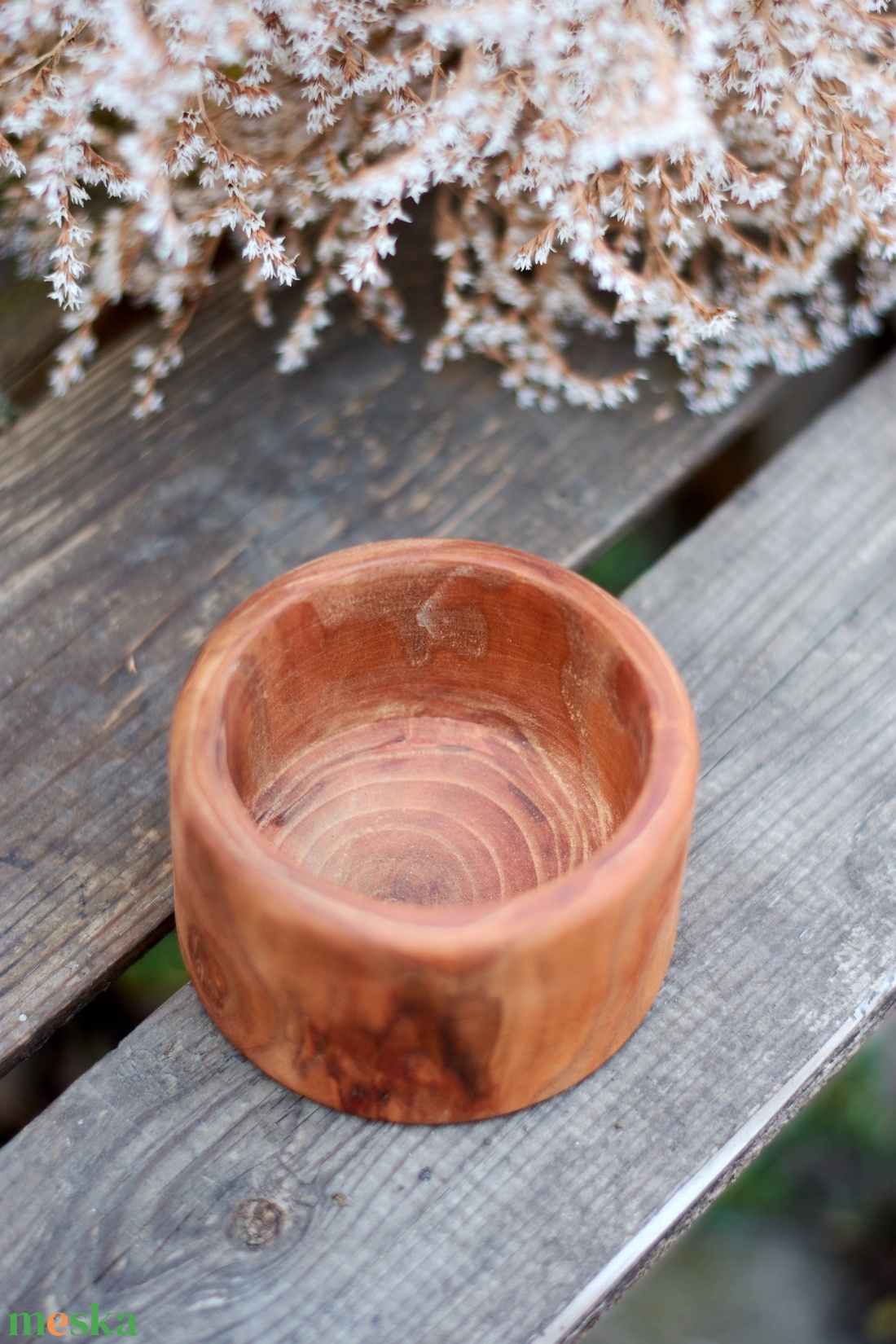 Esztergált mandula fa tál - otthon & életmód - dekoráció - asztal és polc dekoráció - dekorációs tál, tartó - Meska.hu