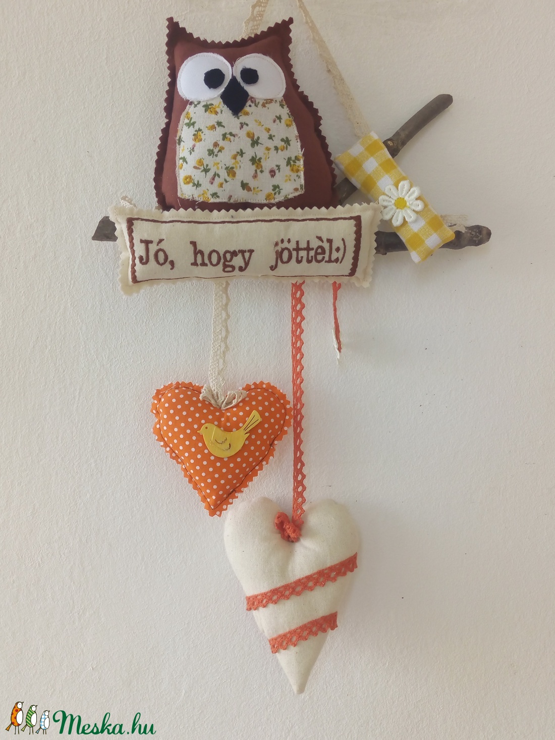 baglyos ajtódísz - otthon & életmód - dekoráció - Meska.hu