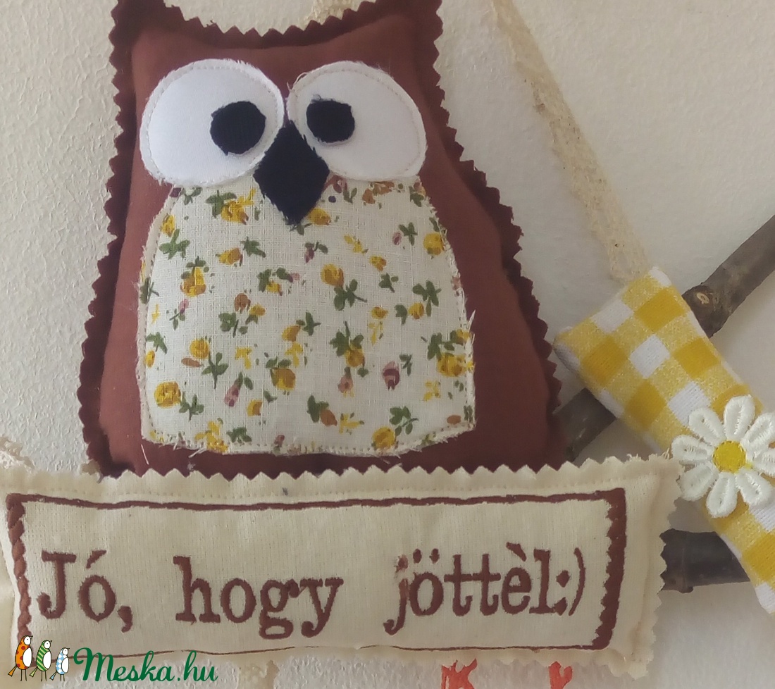 baglyos ajtódísz - otthon & életmód - dekoráció - Meska.hu