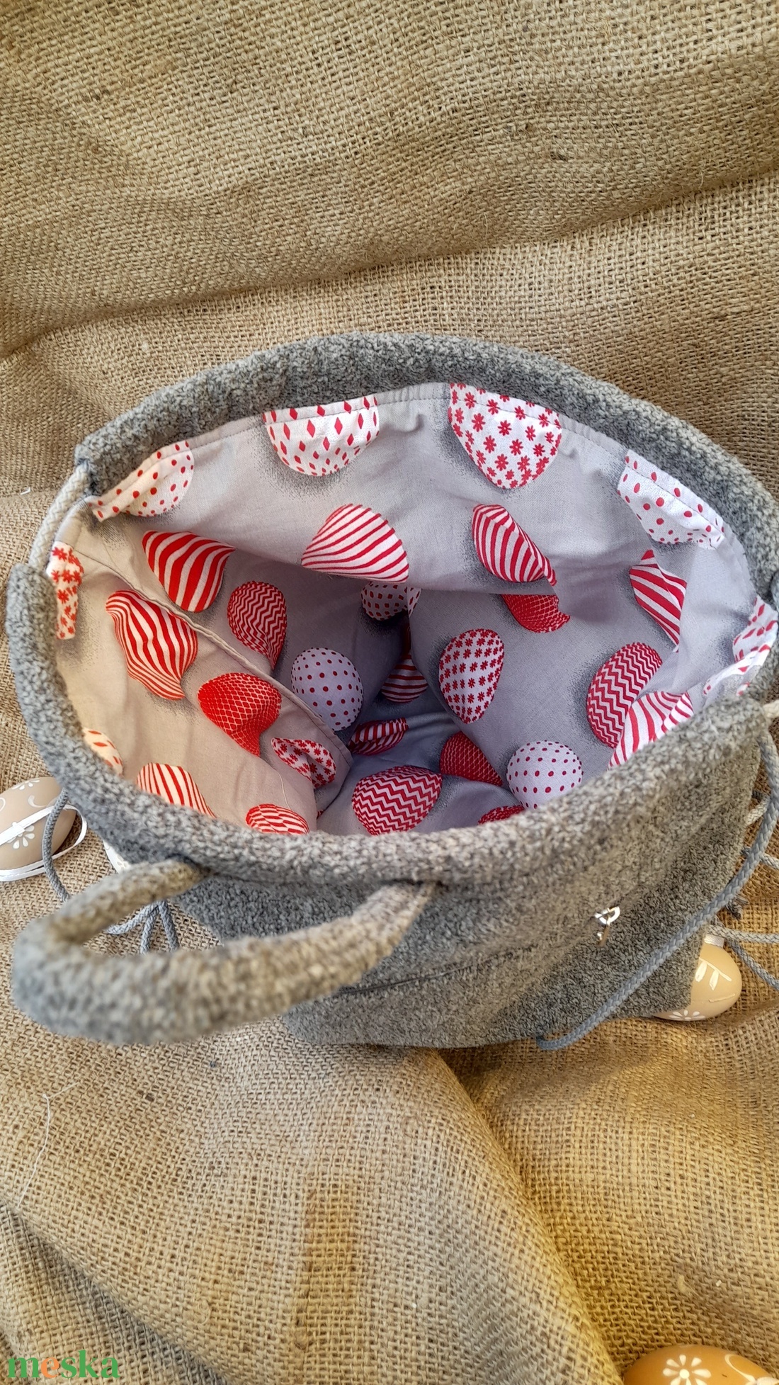 nyuszis hátizsák - táska & tok - hátizsák - hátizsák - Meska.hu