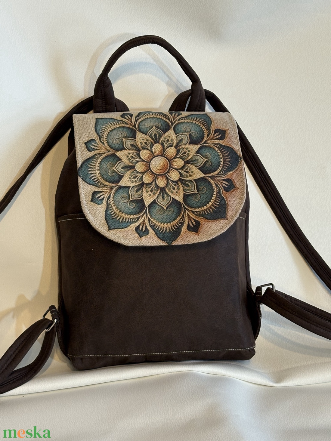 hátitáska mandalával - táska & tok - hátizsák - kishátizsák - Meska.hu