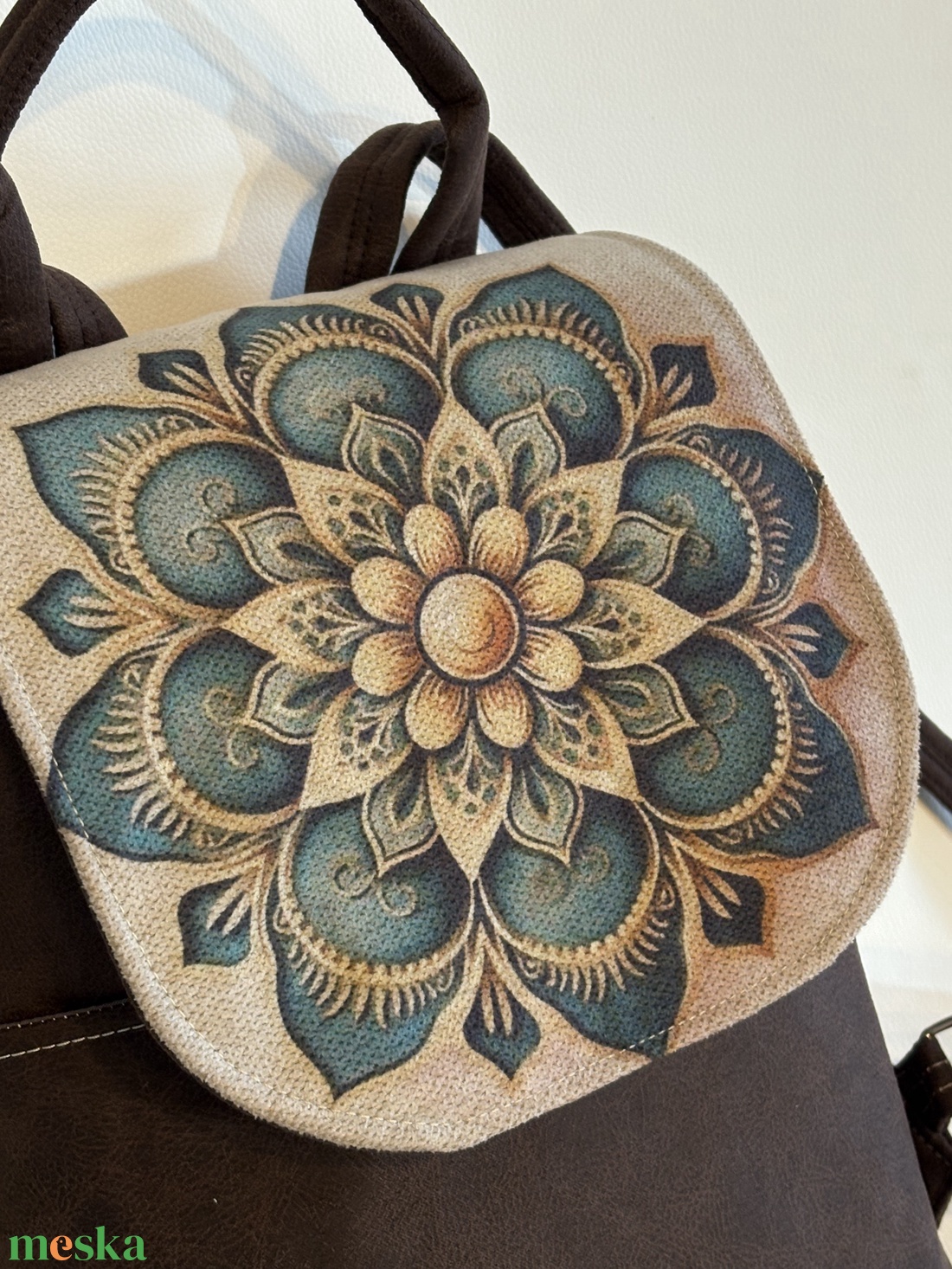hátitáska mandalával - táska & tok - hátizsák - kishátizsák - Meska.hu