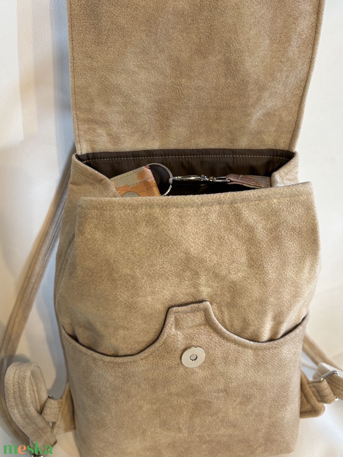 hátitáska levélvarázslattal - táska & tok - hátizsák - kishátizsák - Meska.hu