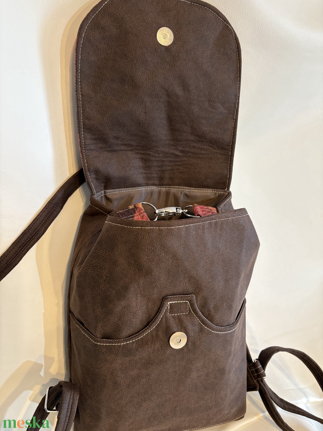 hátitáska �szövéssel - táska & tok - hátizsák - kishátizsák - Meska.hu