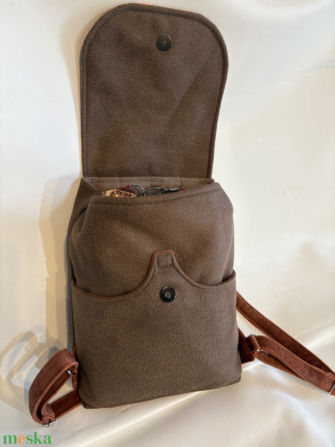 hátitáska csempemintával - táska & tok - hátizsák - kishátizsák - Meska.hu