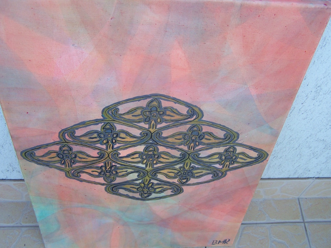 Ősi Magyar motívum festmény -  - Meska.hu