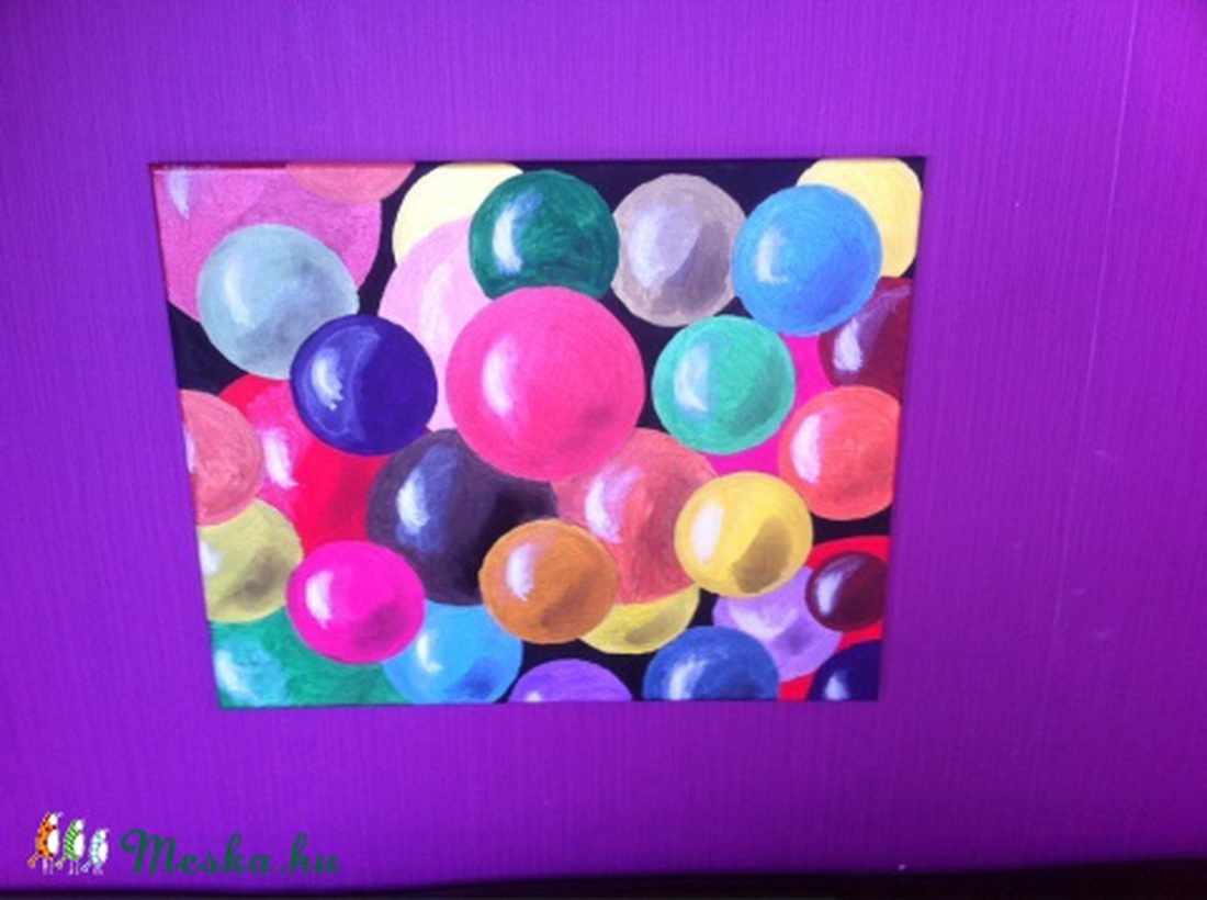 Bubles Modern festmény Art deco stílusban (40x50 cm) -  - Meska.hu