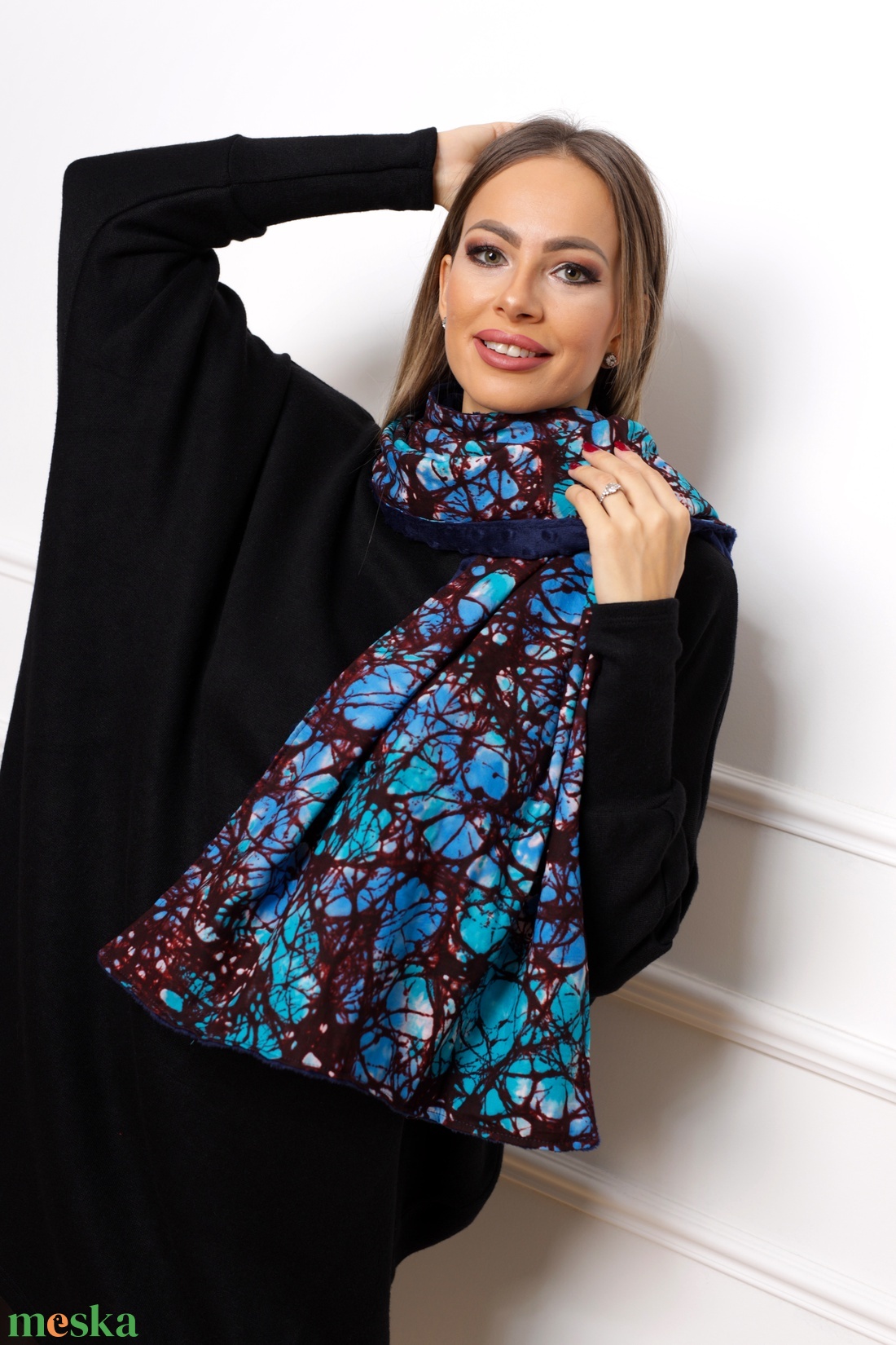 Batik sál - ruha & divat - sál, sapka, kendő - sál - Meska.hu