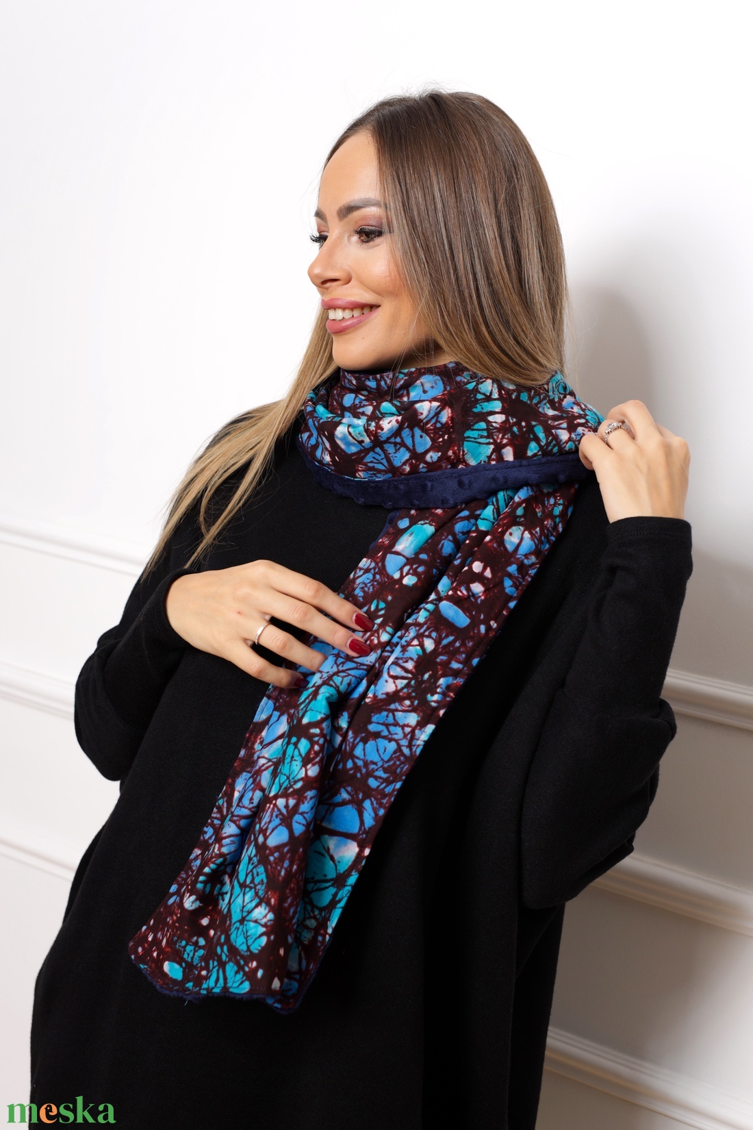 Batik sál - ruha & divat - sál, sapka, kendő - sál - Meska.hu