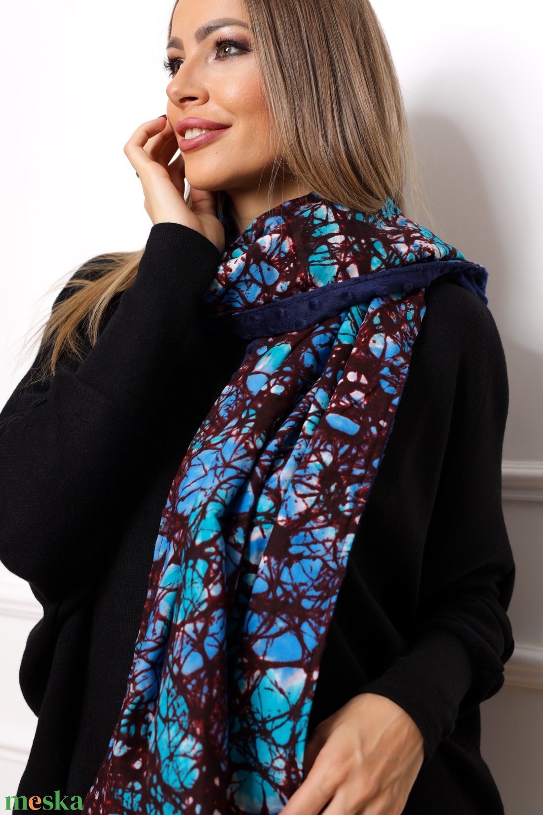 Batik sál - ruha & divat - sál, sapka, kendő - sál - Meska.hu