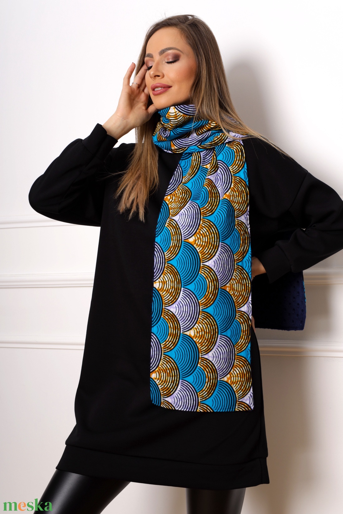 Hullám sál - ruha & divat - sál, sapka, kendő - sál - Meska.hu Hullám sál - ruha & divat - sál, sapka, kendő - sál - Meska.hu