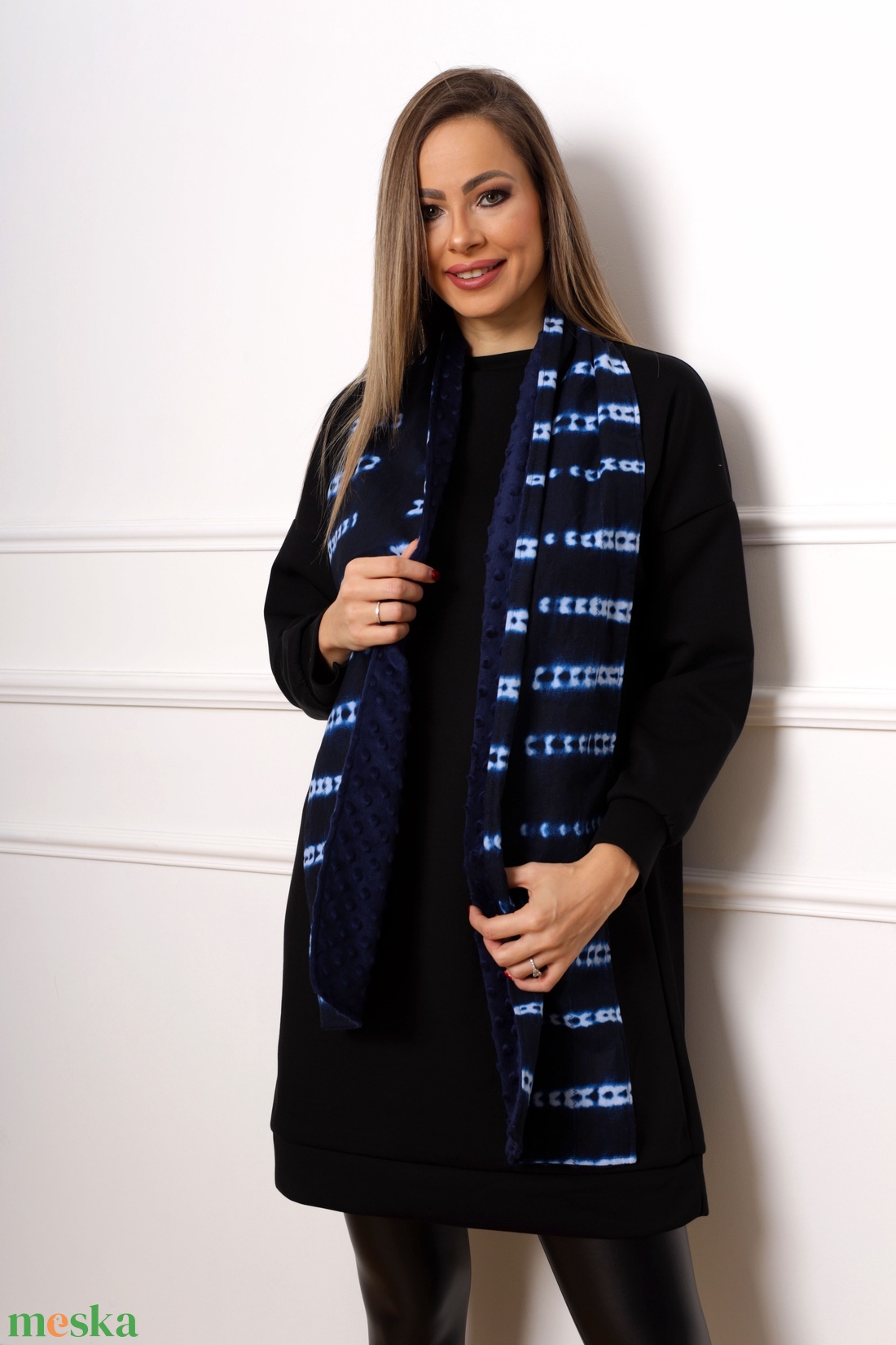 Indigó - Dogon sál - ruha & divat - sál, sapka, kendő - sál - Meska.hu Indigó - Dogon sál - ruha & divat - sál, sapka, kendő - sál - Meska.hu