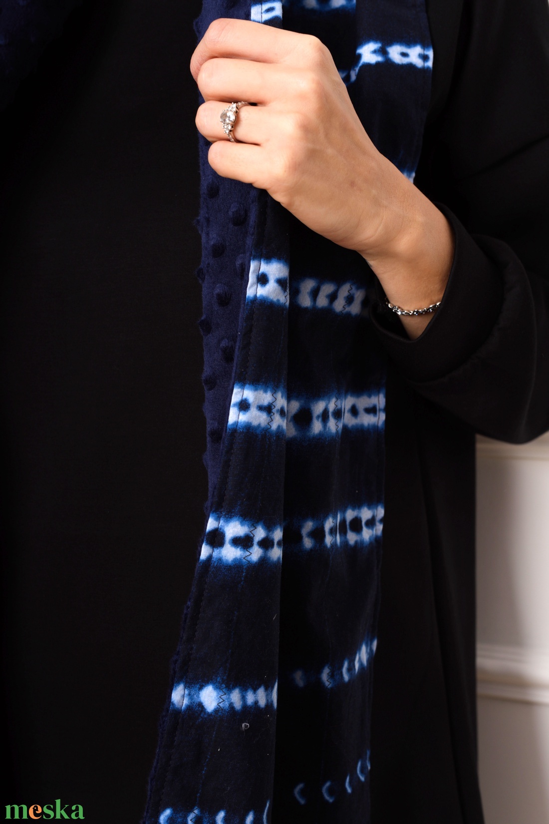 Indigó - Dogon sál - ruha & divat - sál, sapka, kendő - sál - Meska.hu Indigó - Dogon sál - ruha & divat - sál, sapka, kendő - sál - Meska.hu