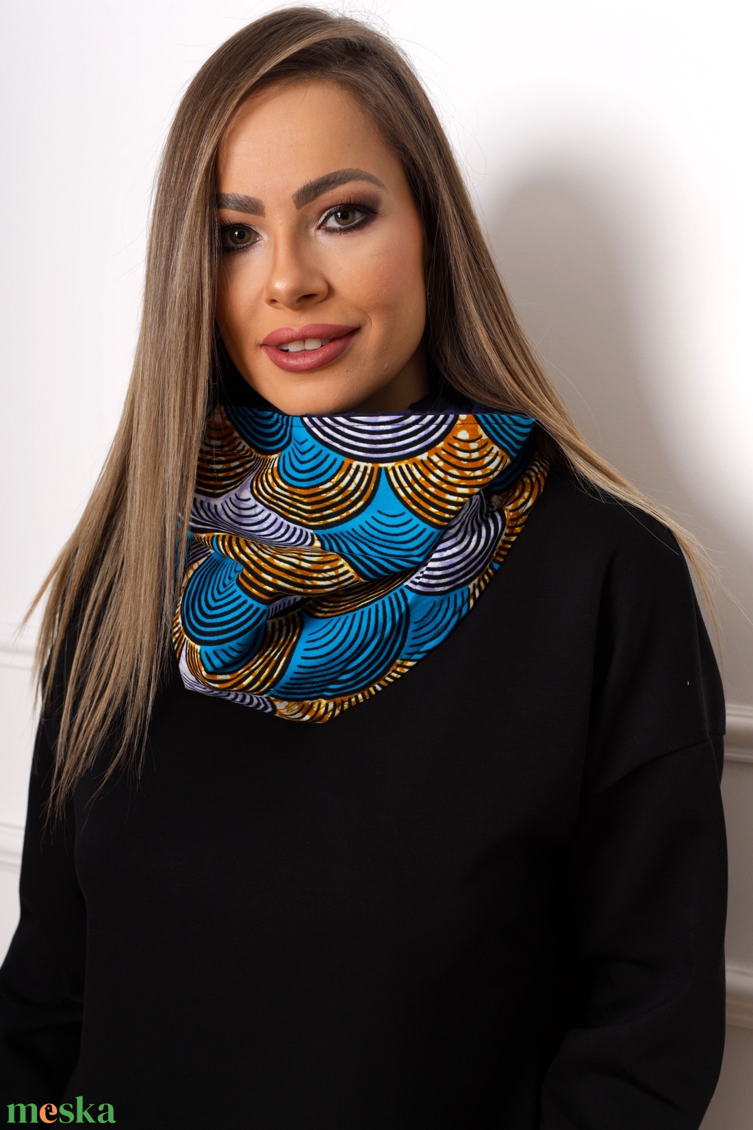 Hullám csősál - ruha & divat - sál, sapka, kendő - sál - Meska.hu