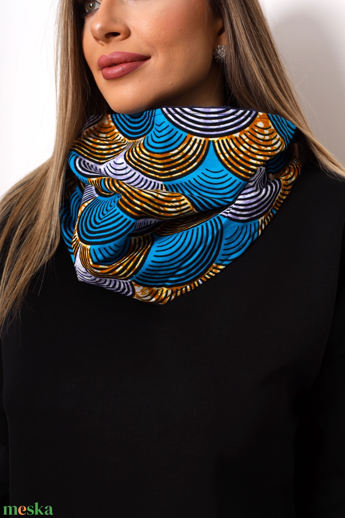 Hullám csősál - ruha & divat - sál, sapka, kendő - sál - Meska.hu