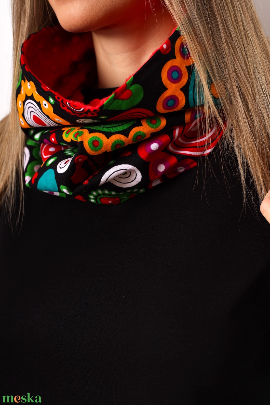 Csodakert csősál - ruha & divat - sál, sapka, kendő - sál - Meska.hu