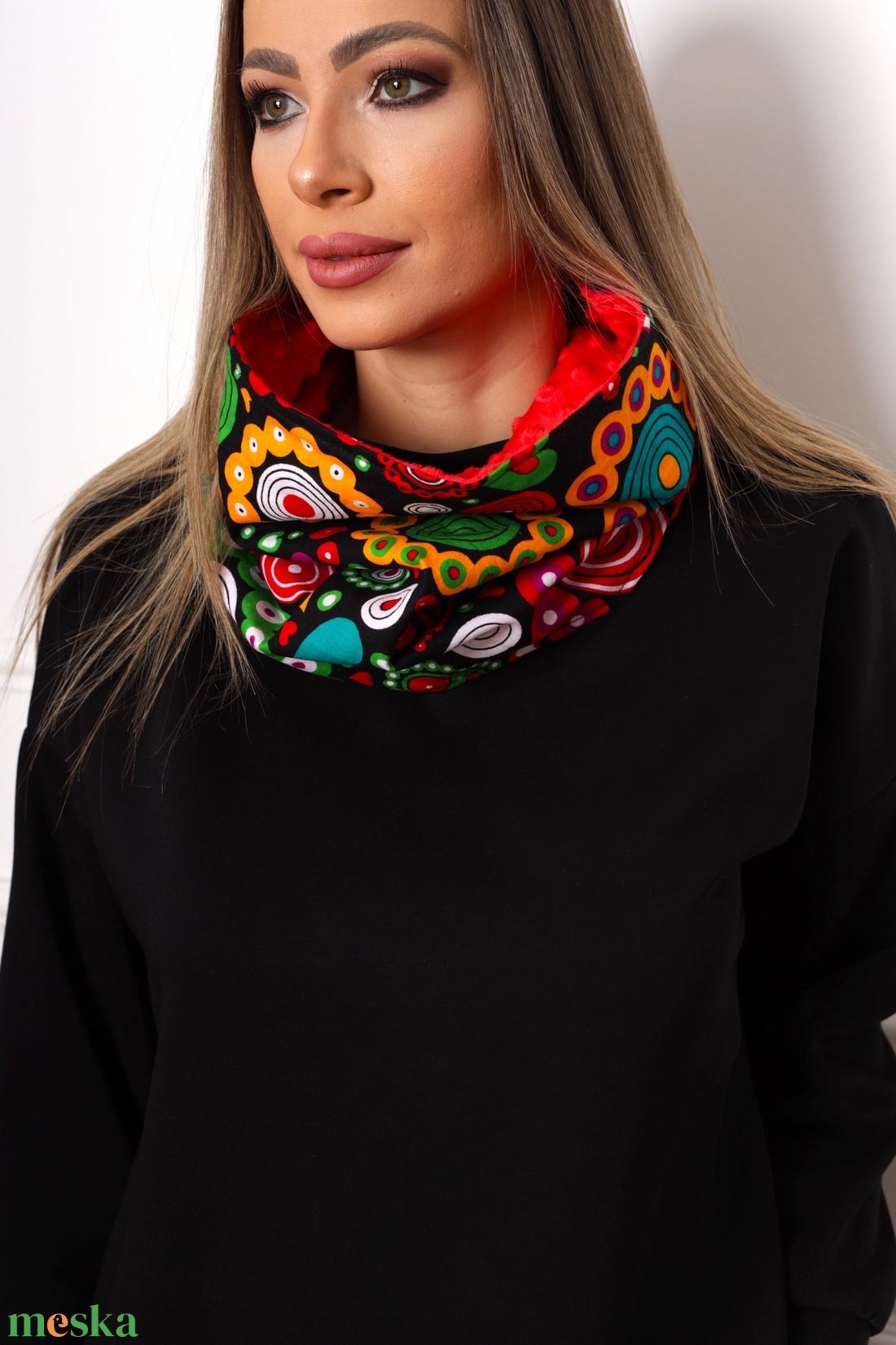 Csodakert csősál - ruha & divat - sál, sapka, kendő - sál - Meska.hu