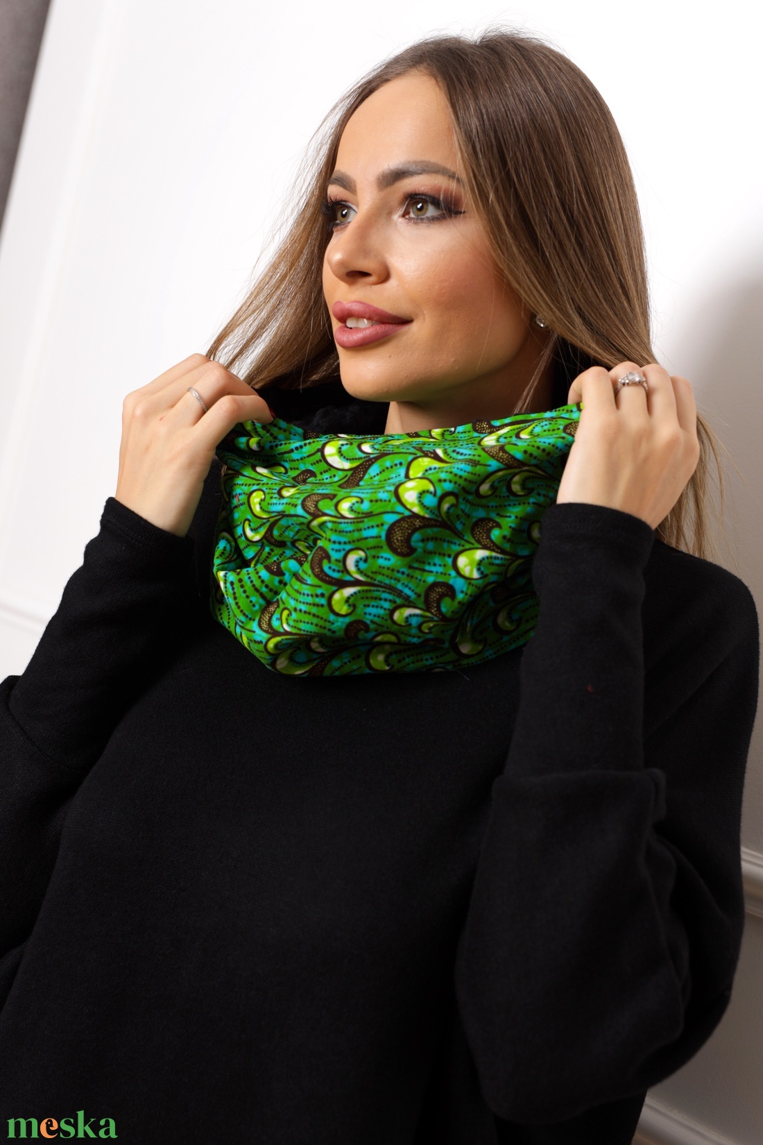 Oázis csősál - ruha & divat - sál, sapka, kendő - sál - Meska.hu Oázis csősál - ruha & divat - sál, sapka, kendő - sál - Meska.hu