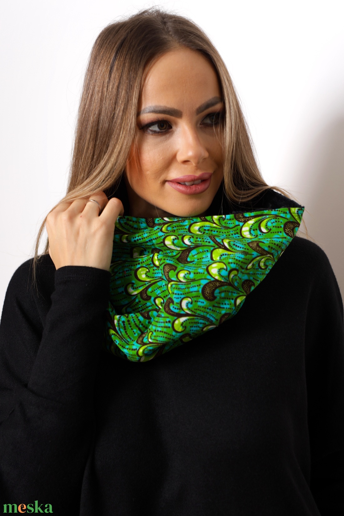 Oázis csősál - ruha & divat - sál, sapka, kendő - sál - Meska.hu Oázis csősál - ruha & divat - sál, sapka, kendő - sál - Meska.hu